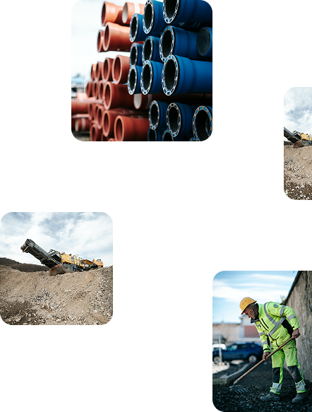 Piles de canalisations pour réseaux VRD