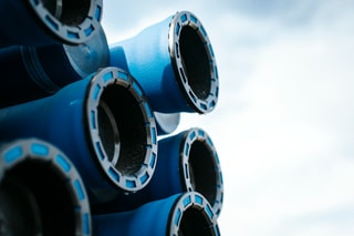 Pipes for underground networks in Annecy