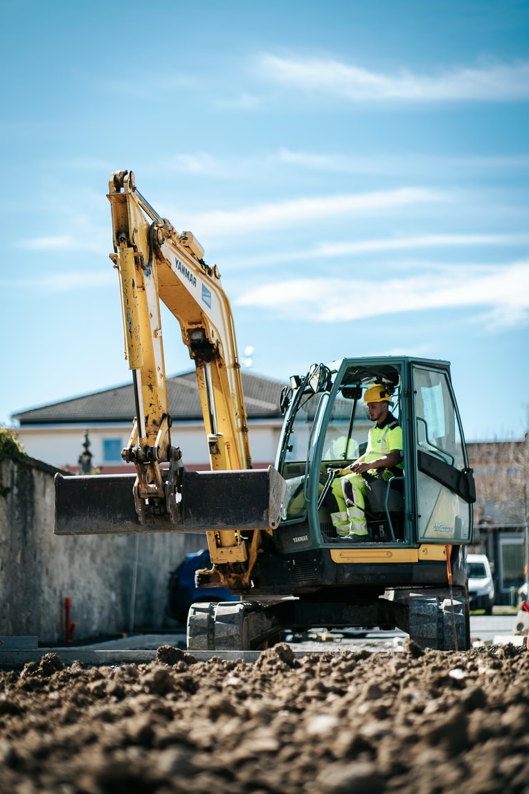 Travaux de terrassement en tranchée