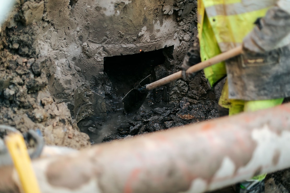 Chantier d’assainissement